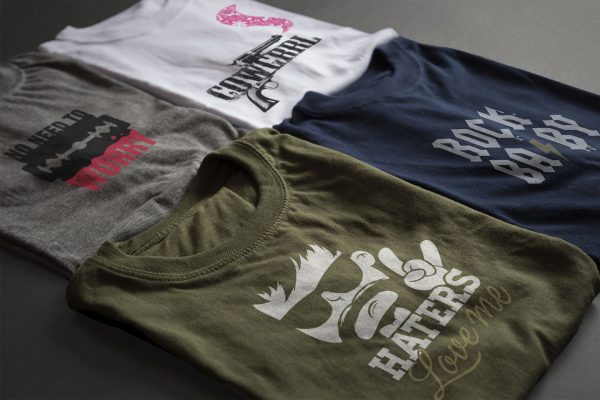 Portfolio image t-shirt designs Eric Steuten Creative Director art direction & UI UX designer