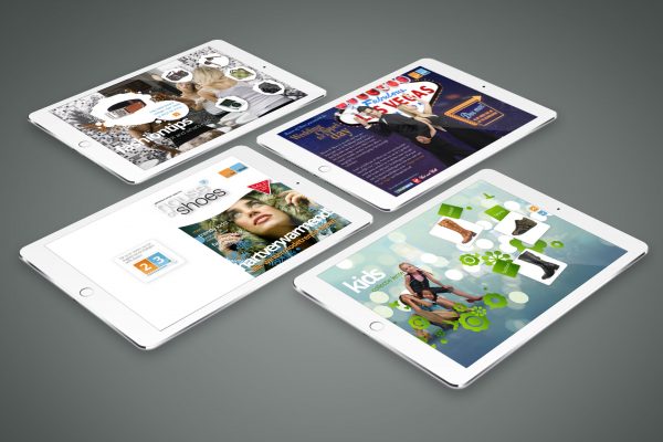 Portfolio image online interactive magazine UI UX House of Shoes Eric Steuten Creative Director art direction & UI UX designer