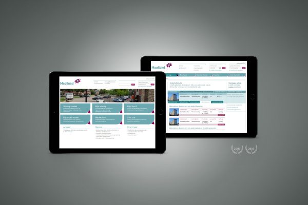Portfolio image website UI Mooiland Eric Steuten Creative Director art direction & UI UX designer